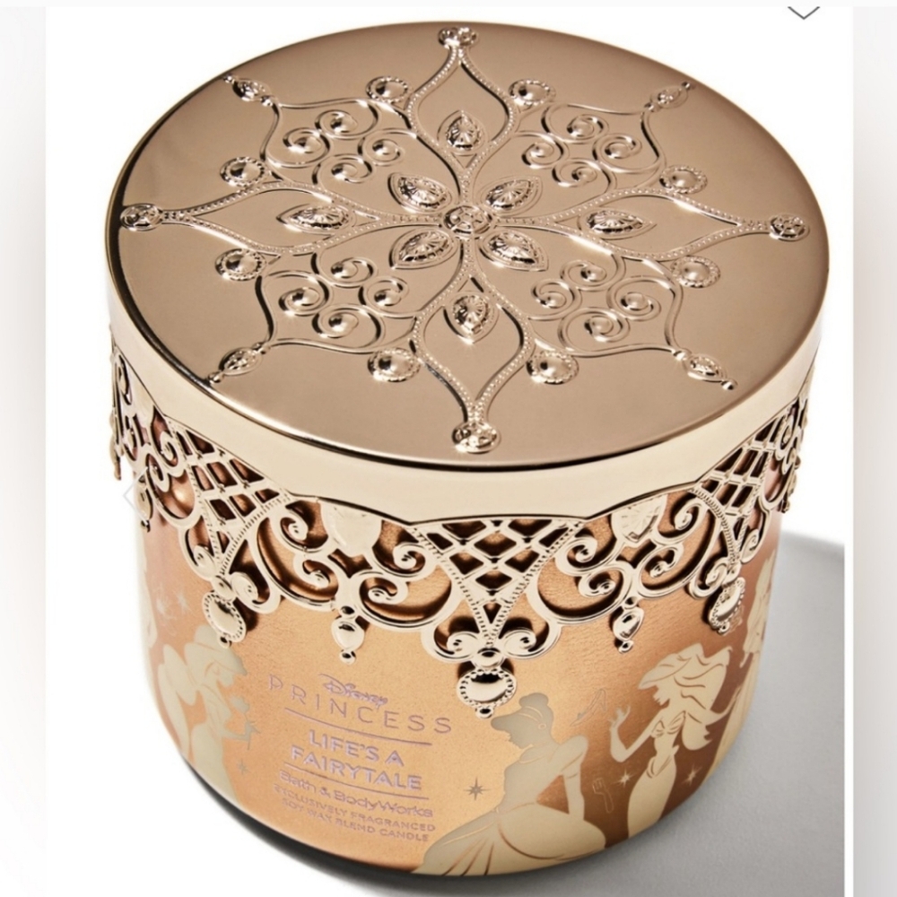 Disney Princess LIFE'S A FAIRYTALE 3 Wick Candle Bath and Body Works